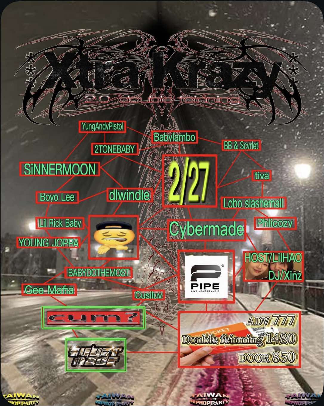 2/27 XTRA KRAZY VOL.2 DOUBLE FEINNG