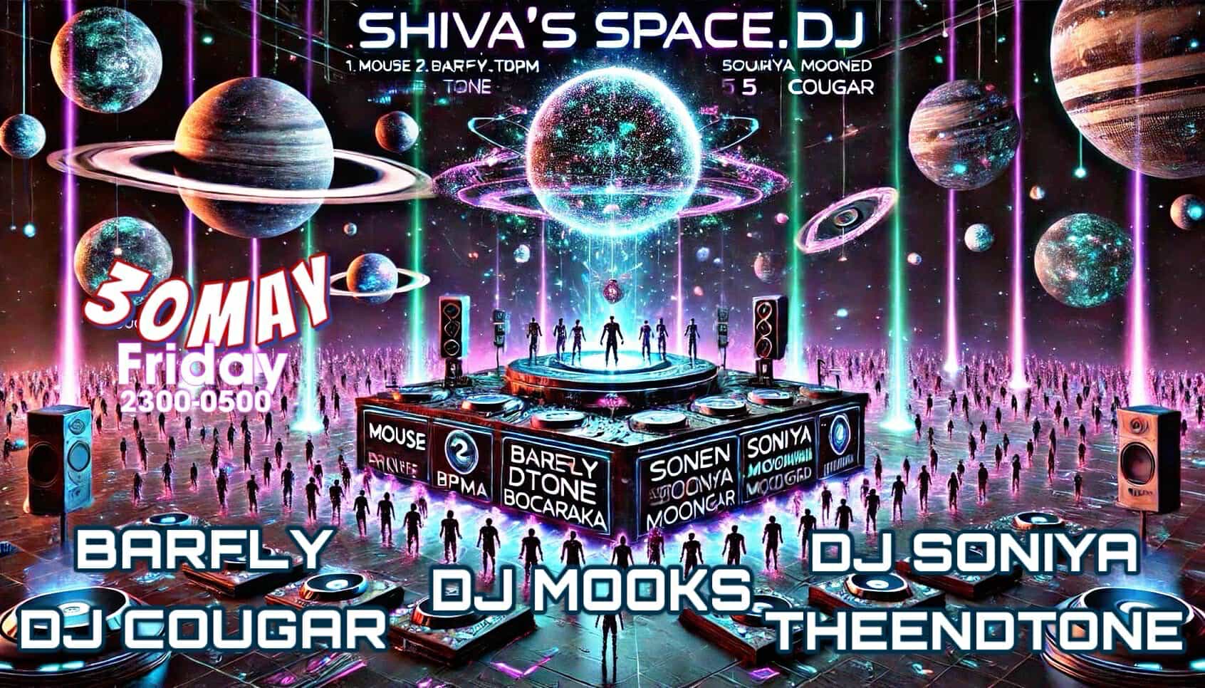 Shiva’s Space. DJ – 靈魂躍動・月光脈動